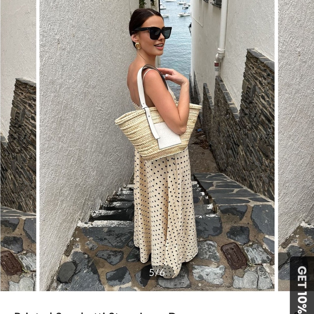 Long polka dot maxi from Commense